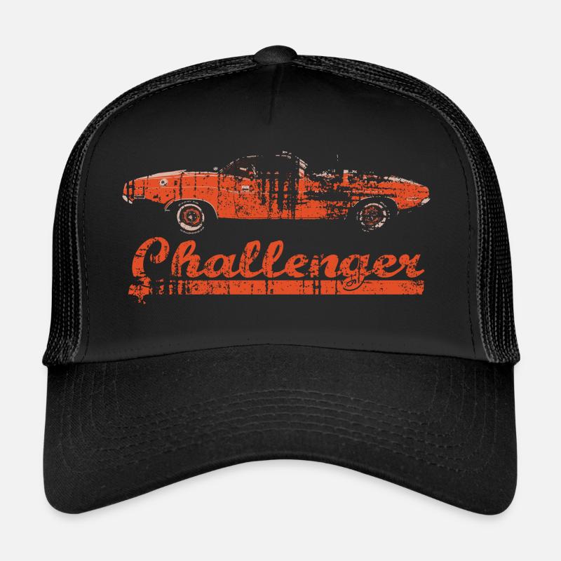 Dodge Challenger Vintage - Trucker Cap - black/black