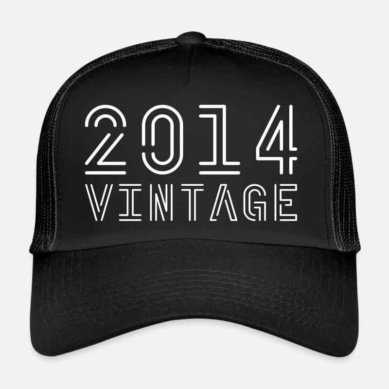 2014 vintage vintage 2014 birthday 2014 retro Trucker Cap