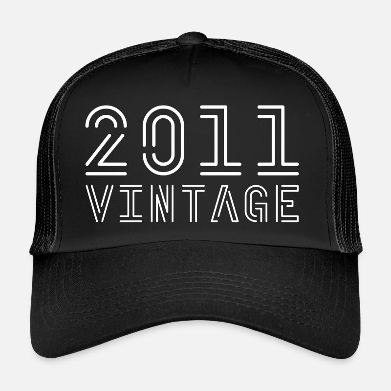 Millésime 2011 Millésime 2011 Anniversaire 2011 Rétro Casquette trucker 