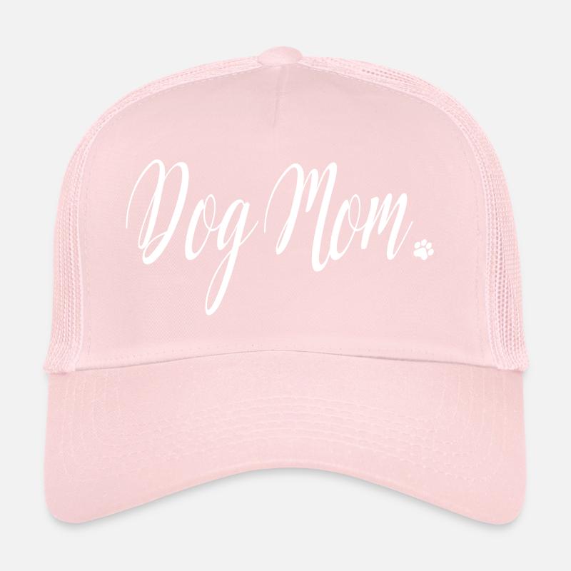 Dog maman blanc Casquette trucker