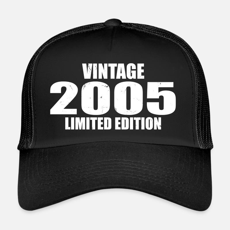 Millésime 2005 Anniversaire 2005 Rétro 2005 Casquette trucker 