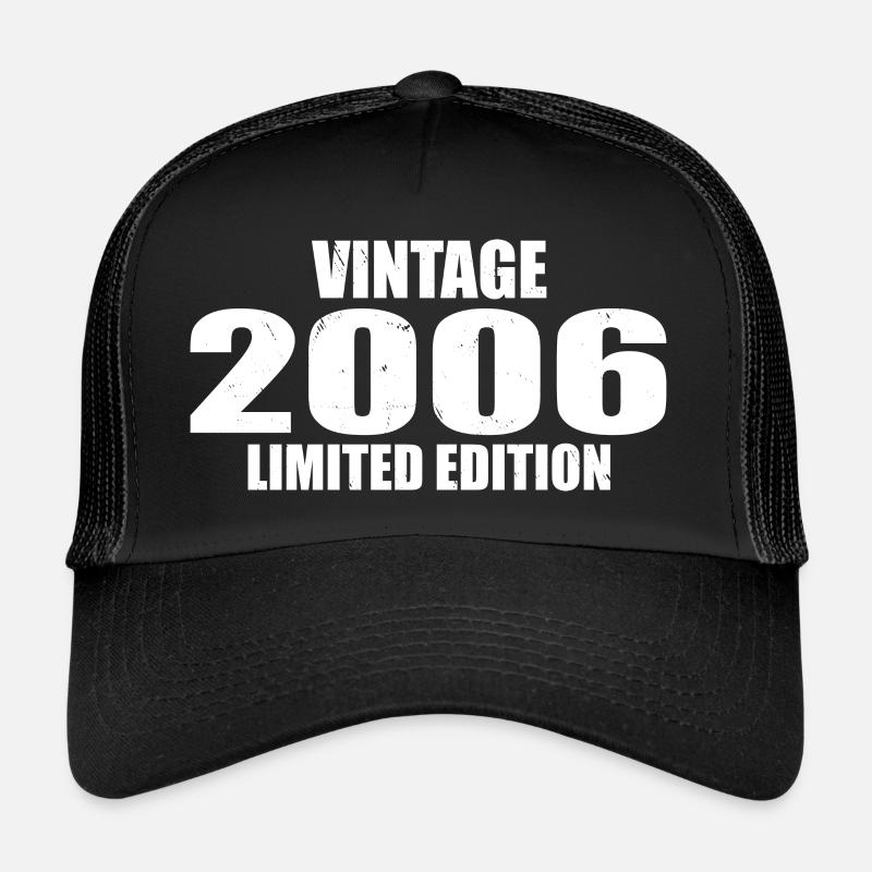 Millésime 2006 Anniversaire 2006 Rétro 2006 Casquette trucker 