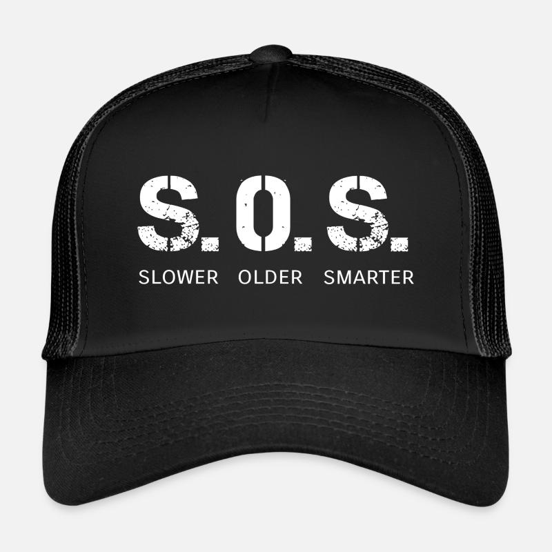 SOS plus lent plus intelligent Casquette trucker 
