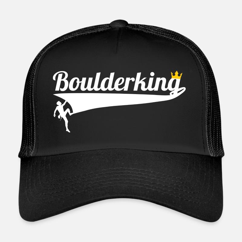 Bouldering - Boulderer - Trucker Cap - black/black