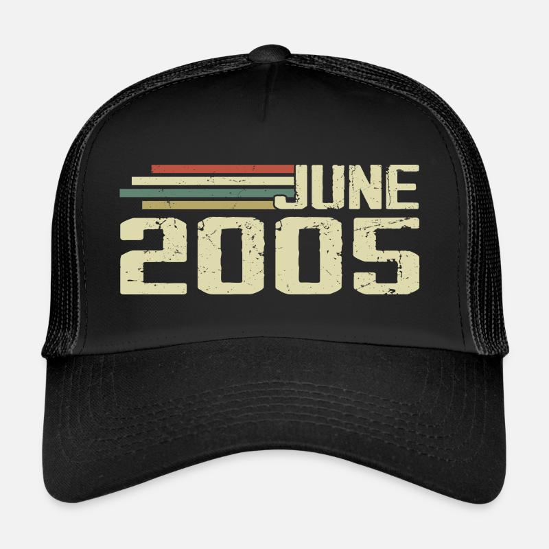 June 2005 Anniversary June 2005 June 2005 Birthday Trucker Cap