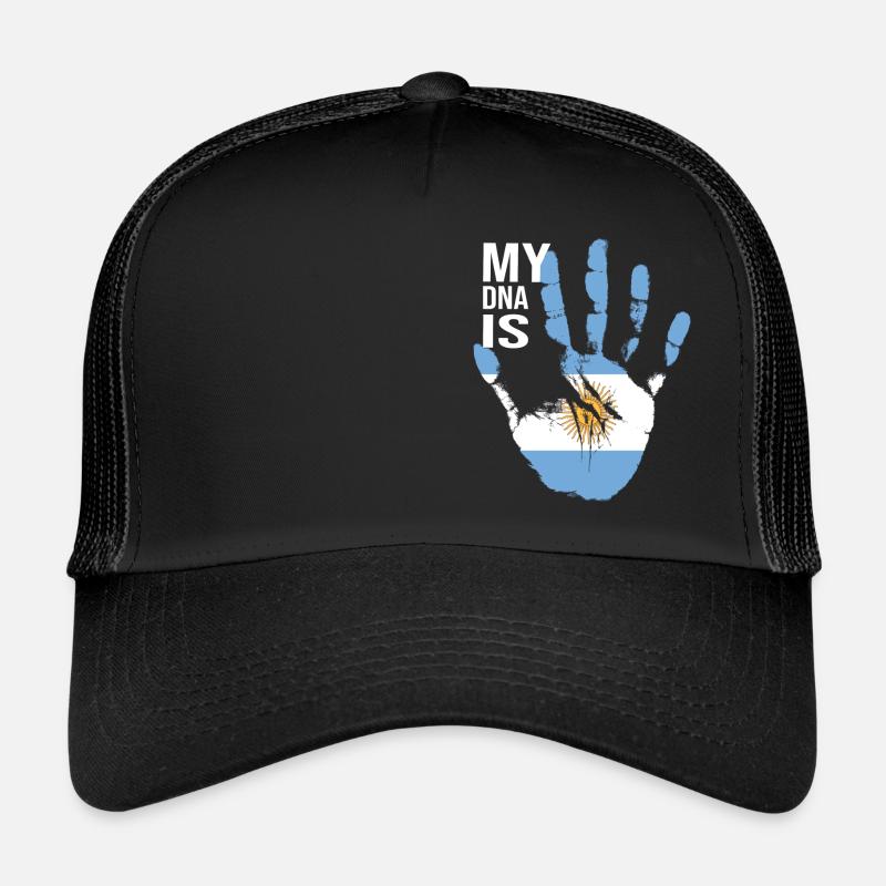 Argentine Falg, mon ADN est argentin, Argentine Casquette trucker 