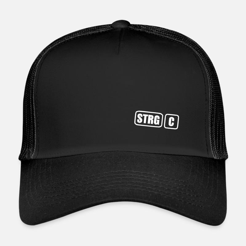 [Ctrl] [C] [blanc] Casquette trucker 