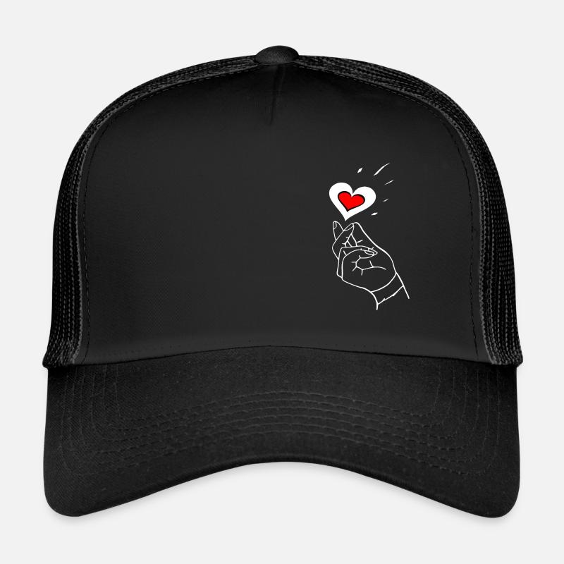Schnipsen - Trucker Cap - Schwarz/Schwarz