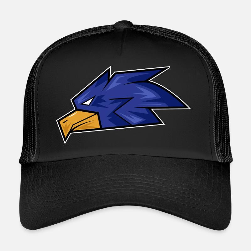 Hawk Signet Gesicht Geschenk Bussard Jäger Trucker Cap
