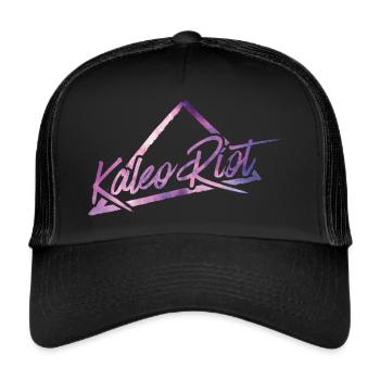 Kaleo Riot merchandise (Kein Hintergrund) - Trucker Cap - Schwarz/Schwarz - Vorne
