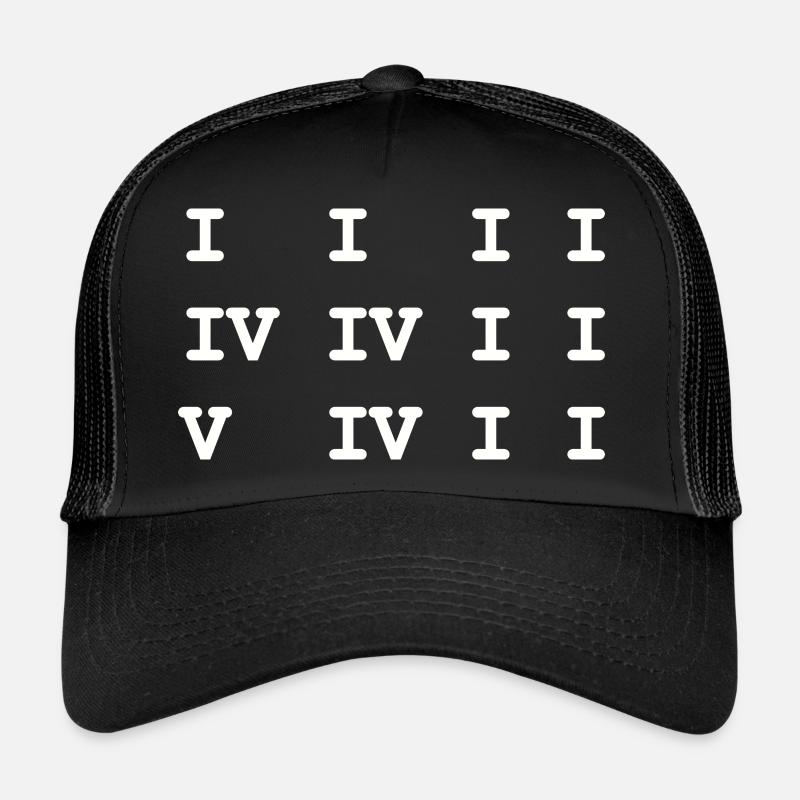 Blues 12 barres Casquette trucker 