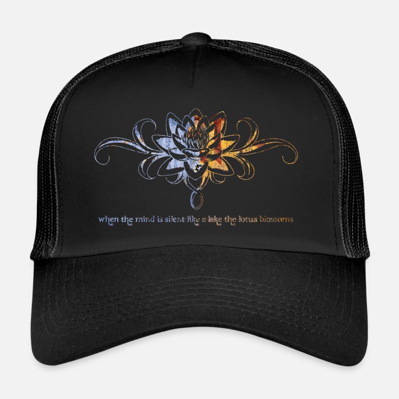 Fleur de lotus Casquette trucker 