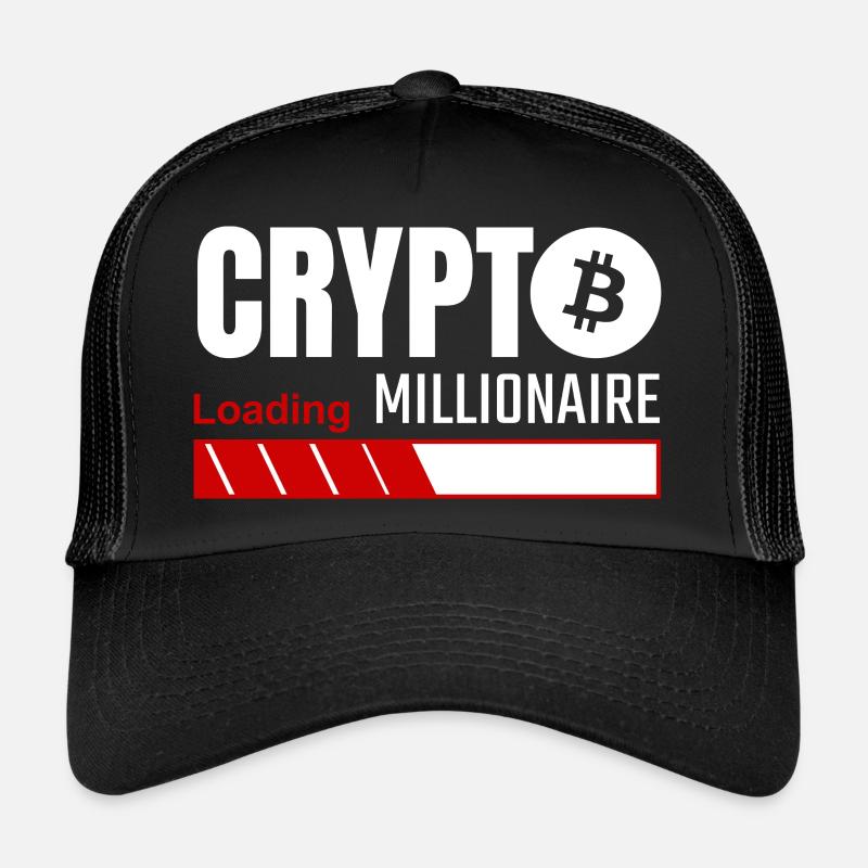 Crypto Millionaire Laden - bitcoin Trucker Cap