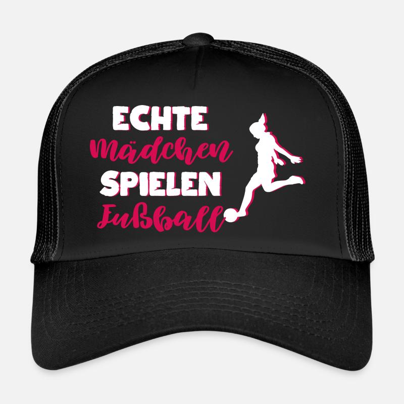 Echte mädchen spielen fußball Sport Trainer Trucker Cap
