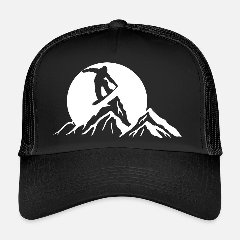 Snowboard Snowboarder Casquette trucker 