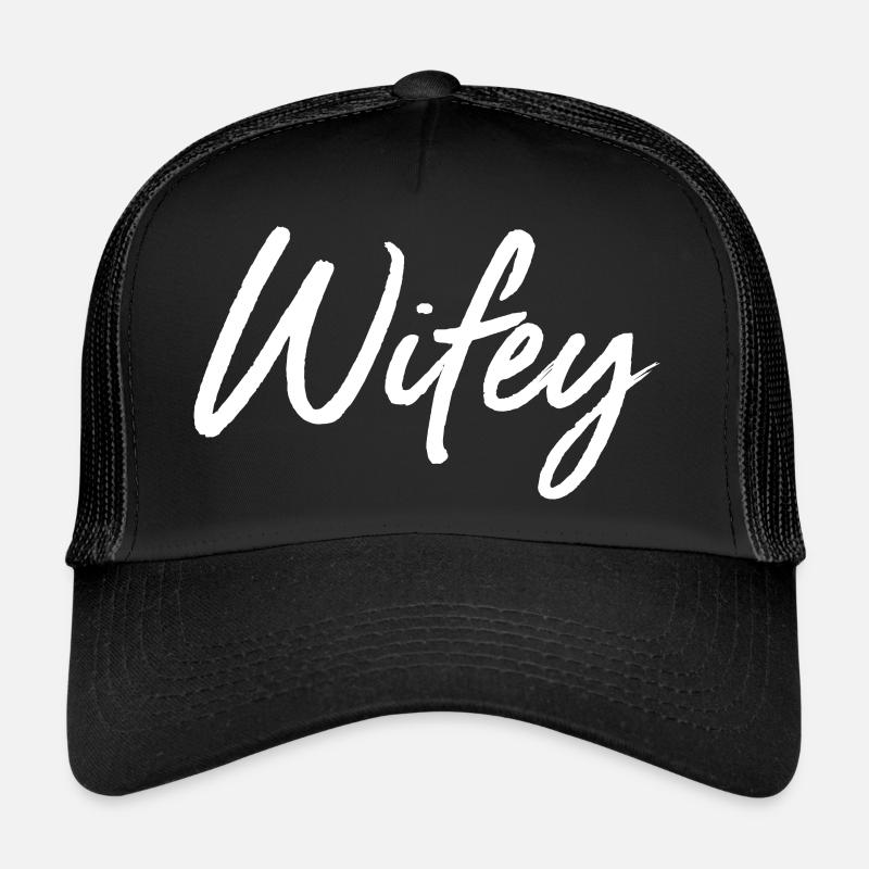 Wifey - Trucker Cap - Schwarz/Schwarz
