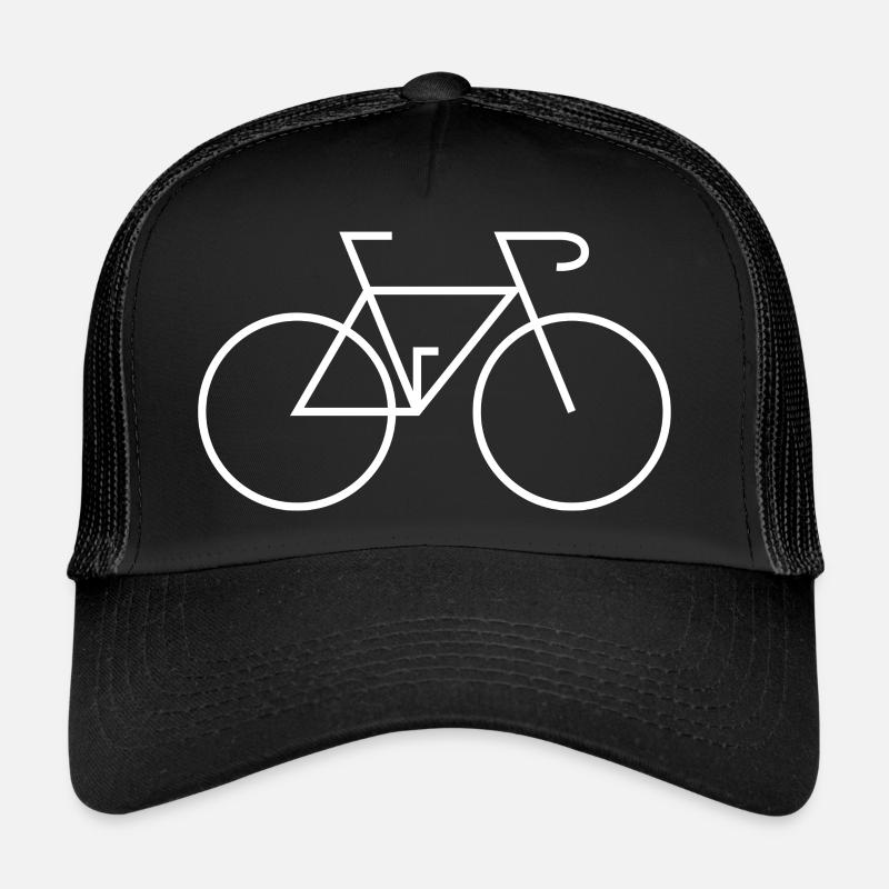 Rennrad - Trucker Cap - Schwarz/Schwarz
