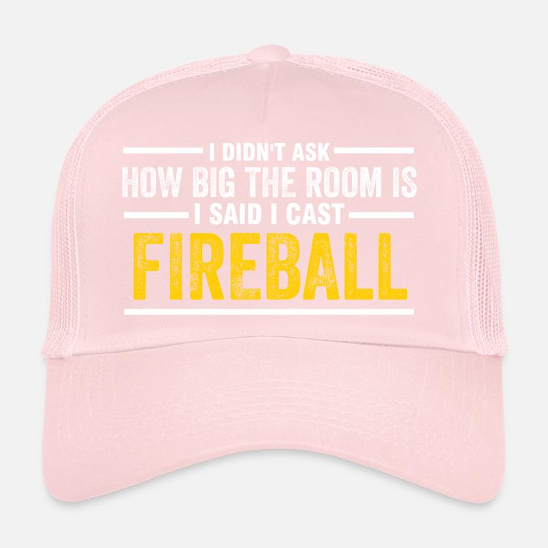 I cast Fireball Wizard Sorcerer DM Gift TTRPG Trucker Cap