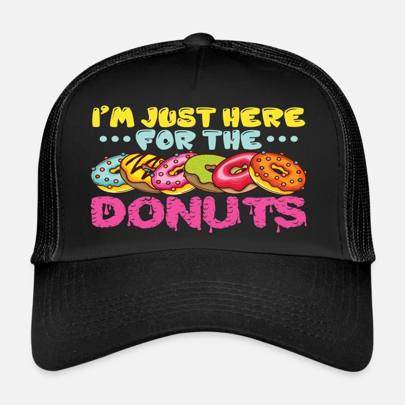 Je suis juste ici pour les Beignets Casquette trucker 