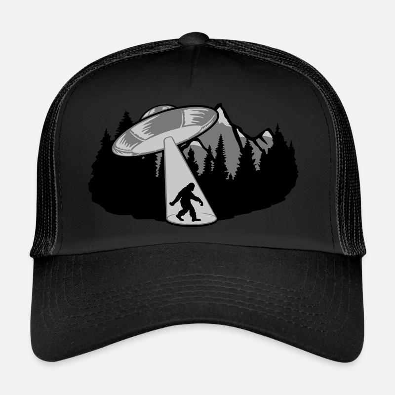 Bigfoot Kidnapping UFO Mystère Casquette trucker 