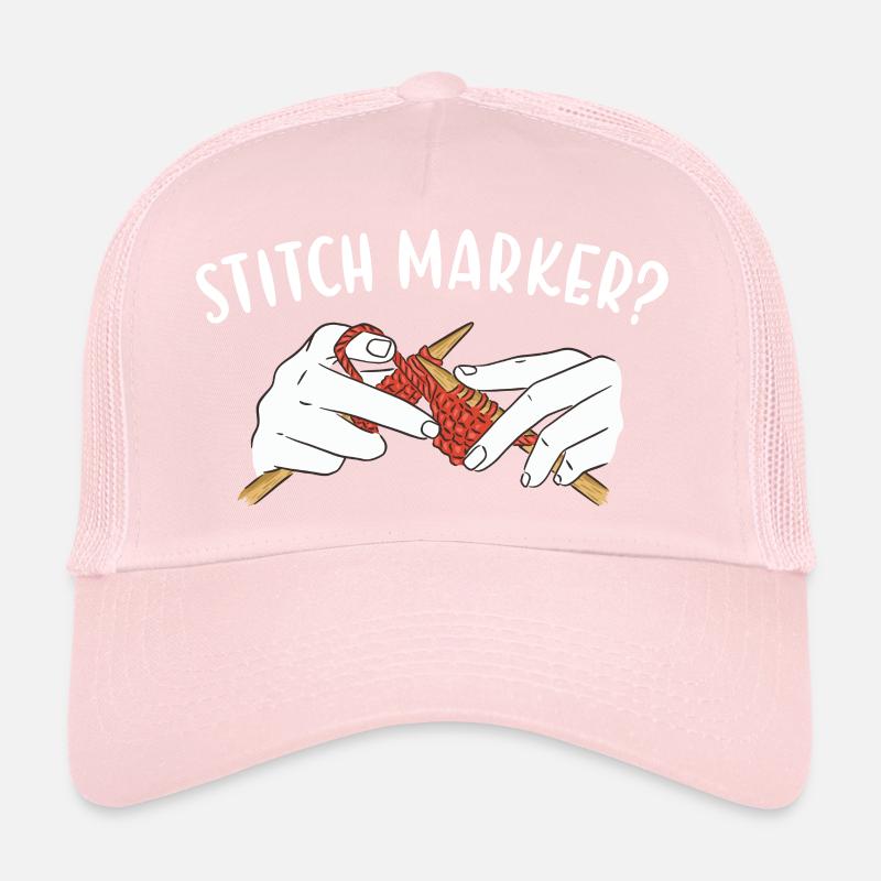 Marqueur de point? Tricot Casquette trucker 