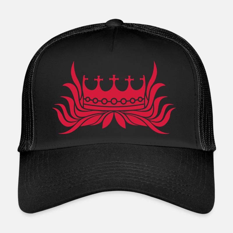 Königin Krone Rote Haare Trucker Cap