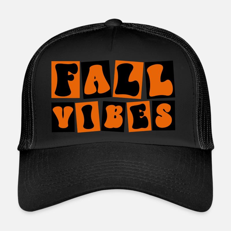 Fall Vibes, Vibes D'Automne Saison D'Automne Casquette trucker 