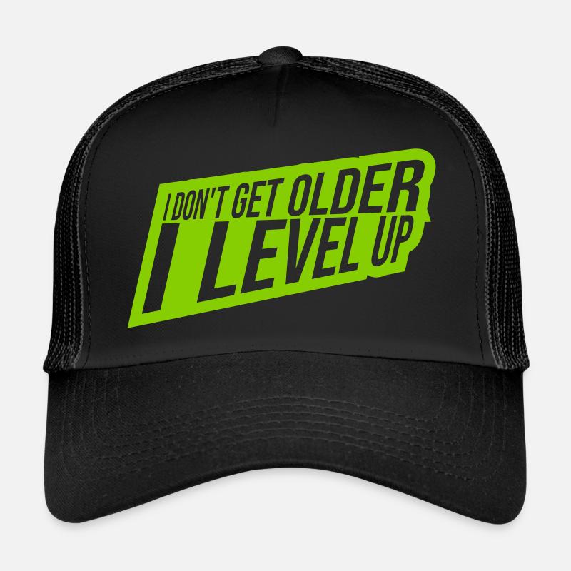 get older level up Trucker Cap