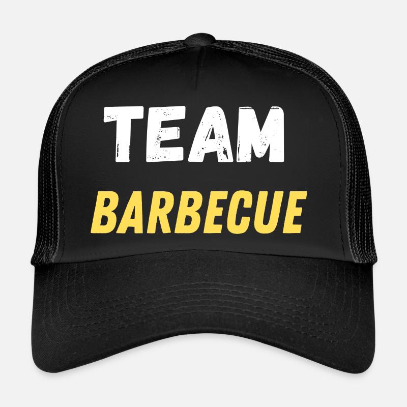 team barbecue - Casquette trucker  - noir/noir