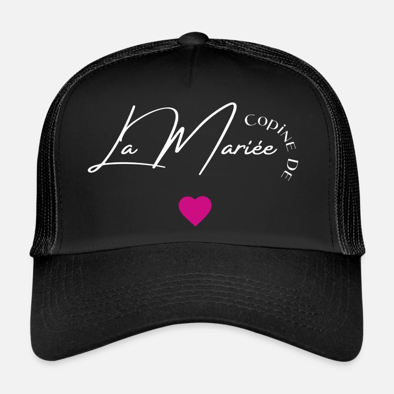 Copine de la mariée Casquette trucker 