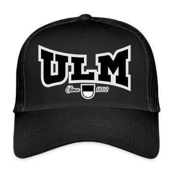 ULM - Trucker Cap - Schwarz/Schwarz - Vorne