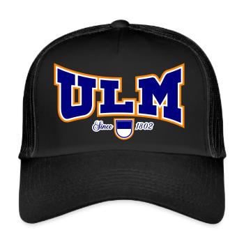 ULM - Trucker Cap - Schwarz/Schwarz - Vorne