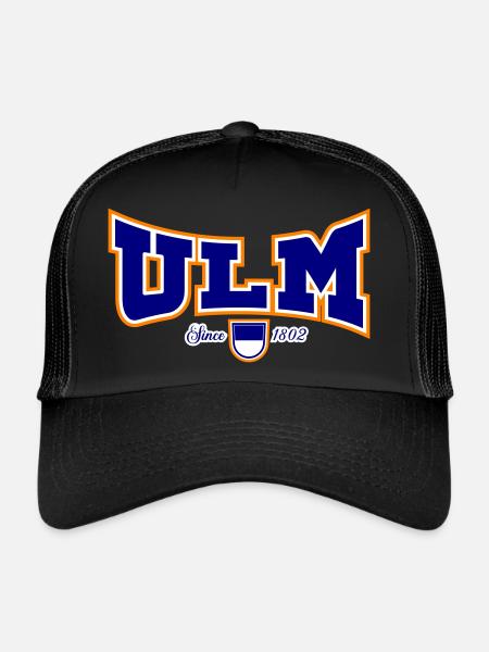 ULM - Trucker Cap - Schwarz/Schwarz - Vorne