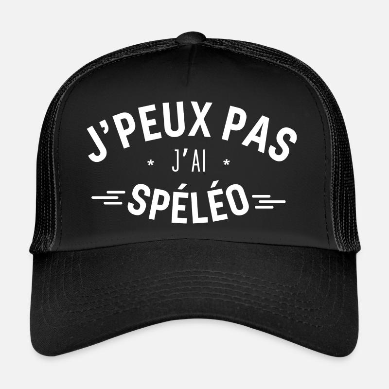 J peux pas j ai Spéléo Casquette trucker 