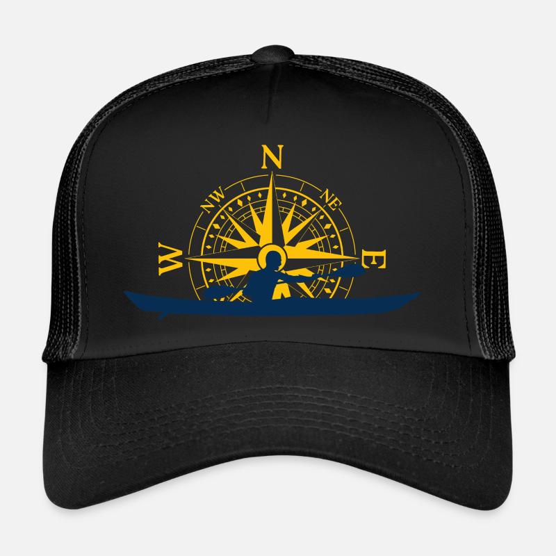 Kajak - Trucker Cap - Schwarz/Schwarz
