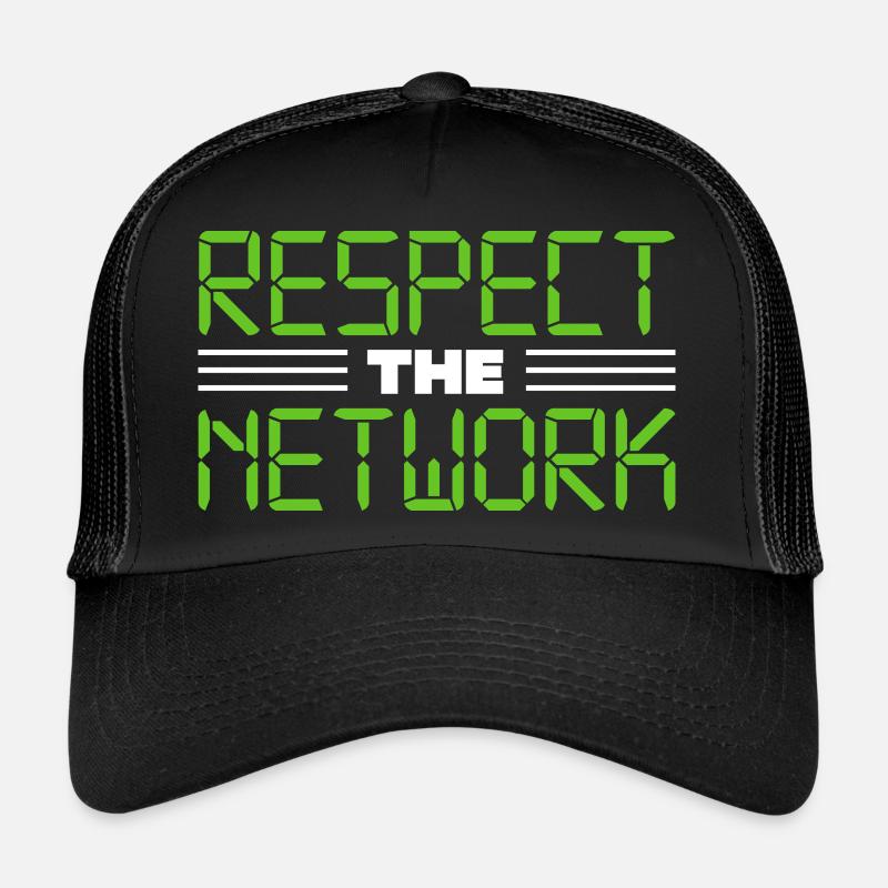 Respecter le réseau Casquette trucker 