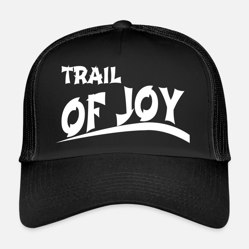 birthday jokes downhill biking blissful state Trucker Cap