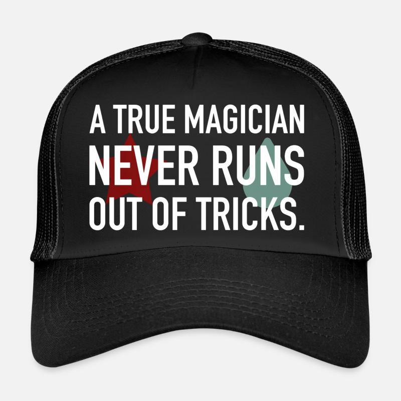 Magic Tricks Hisoka - Trucker Cap - Schwarz/Schwarz