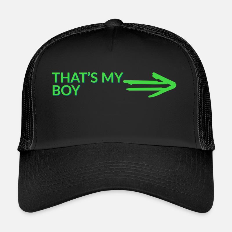 My Boy - Trucker Cap - Schwarz/Schwarz