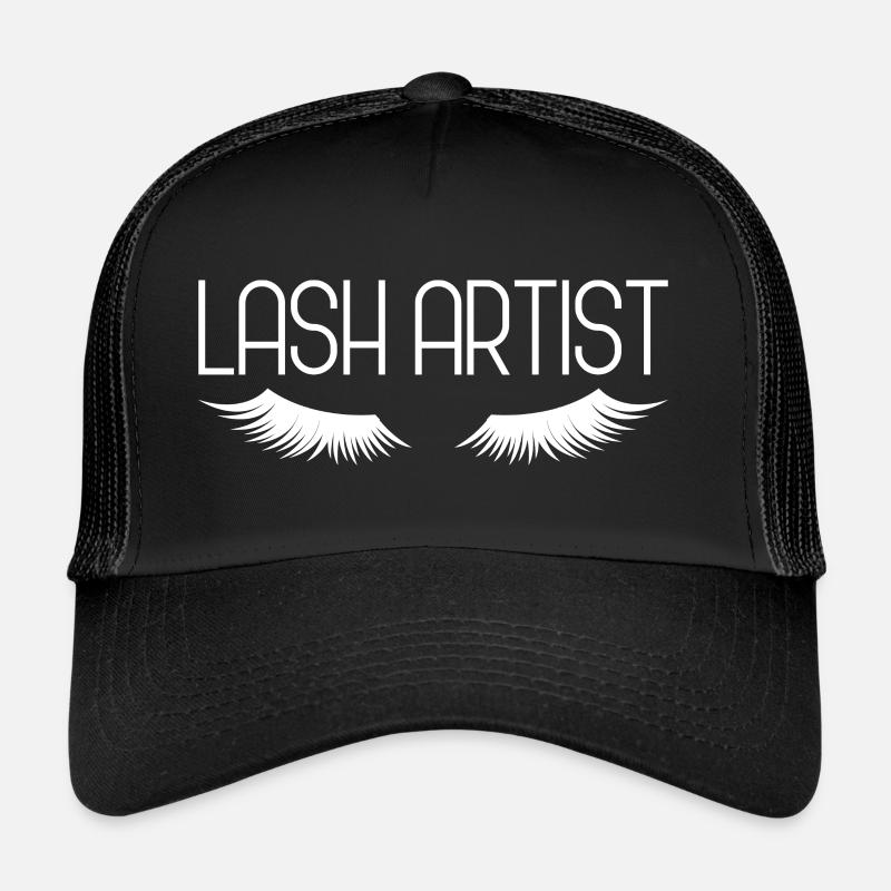 Artiste des cils Cils Bar Cils Cils Cils Cils Casquette trucker 