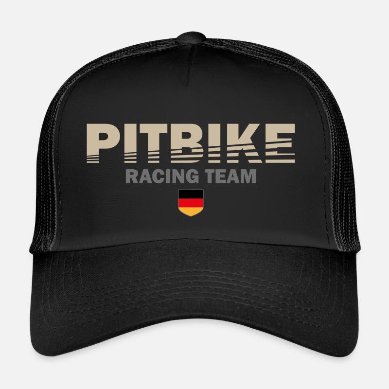 Pitbike Racing Team Germany - Trucker Cap - black/black