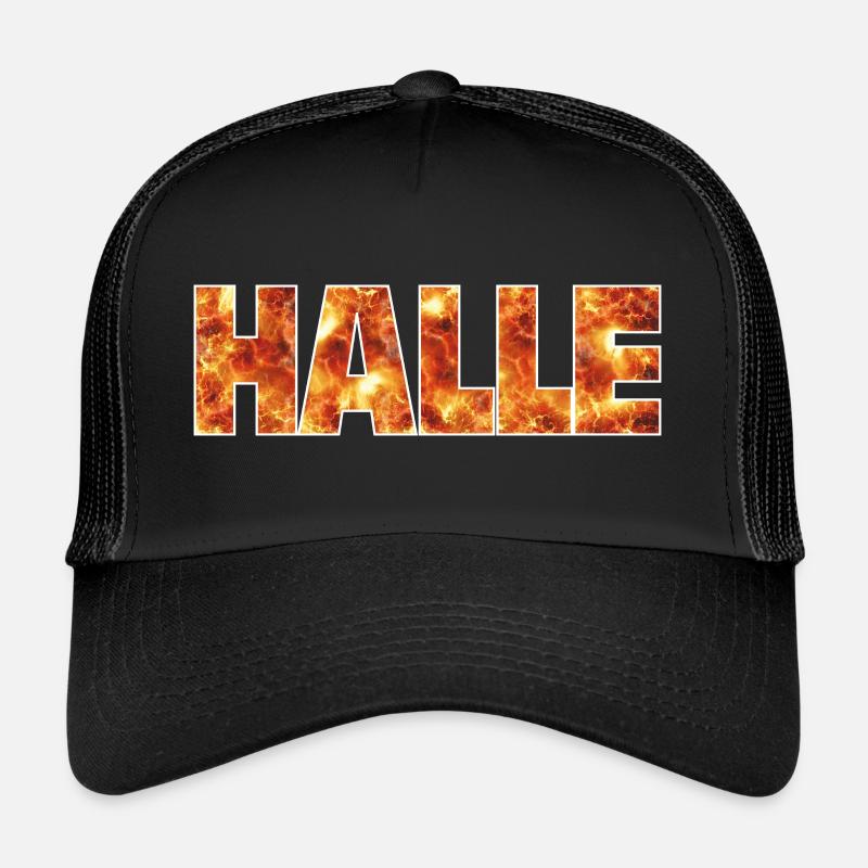Halle - Trucker Cap - Schwarz/Schwarz