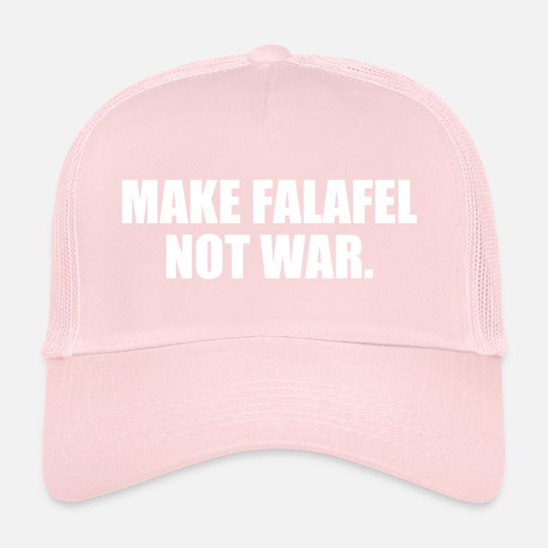 Make falafel not war Casquette trucker 