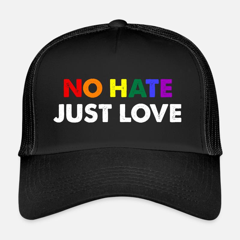 Pas de haine, juste de l’amour Casquette trucker 