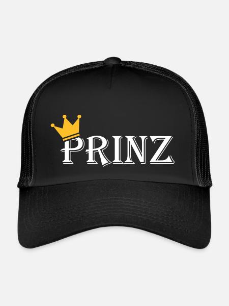Prinz - Trucker Cap - Schwarz/Schwarz