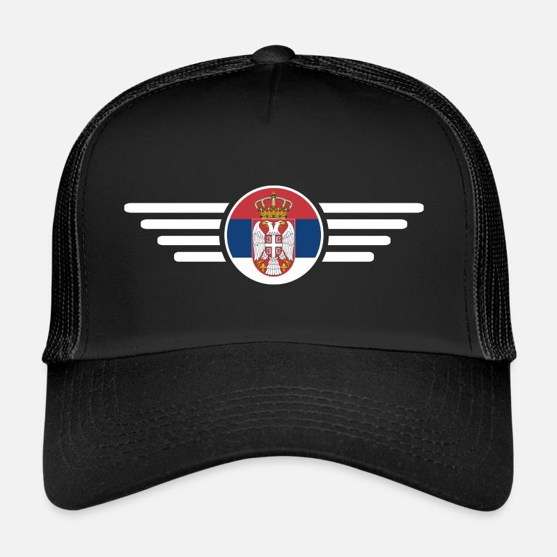 T-shirt design de style Serbie Casquette trucker 