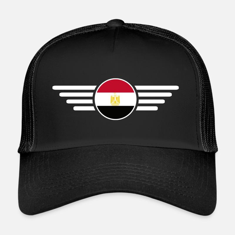 T-shirt de conception de style égyptien Casquette trucker 