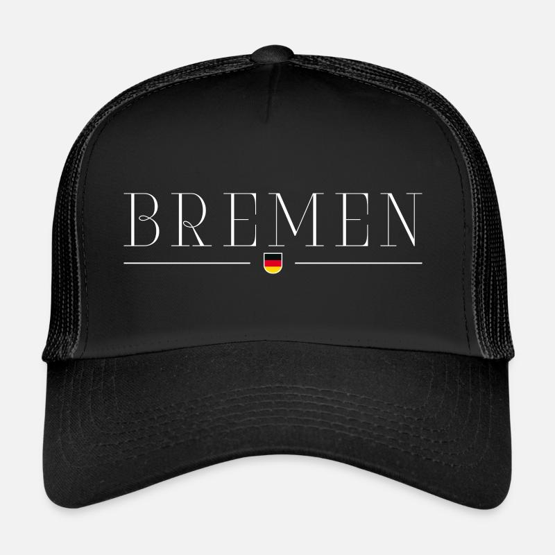 Brême, Allemagne T-Shirt Design de Style Élégance Casquette trucker 