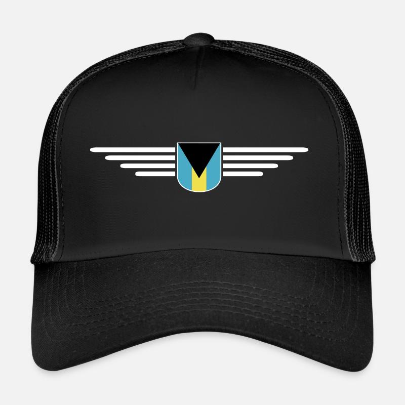 Fans des Bahamas : Design tropical Casquette trucker 