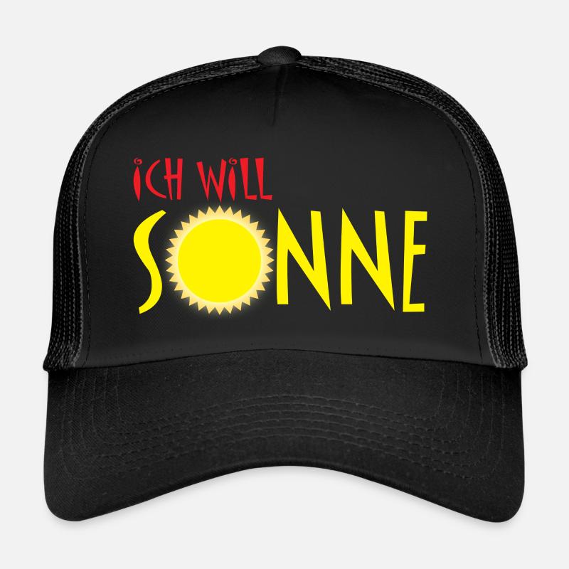 I want sun Trucker Cap